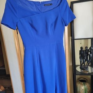 Royal Blue Black Halo Dress